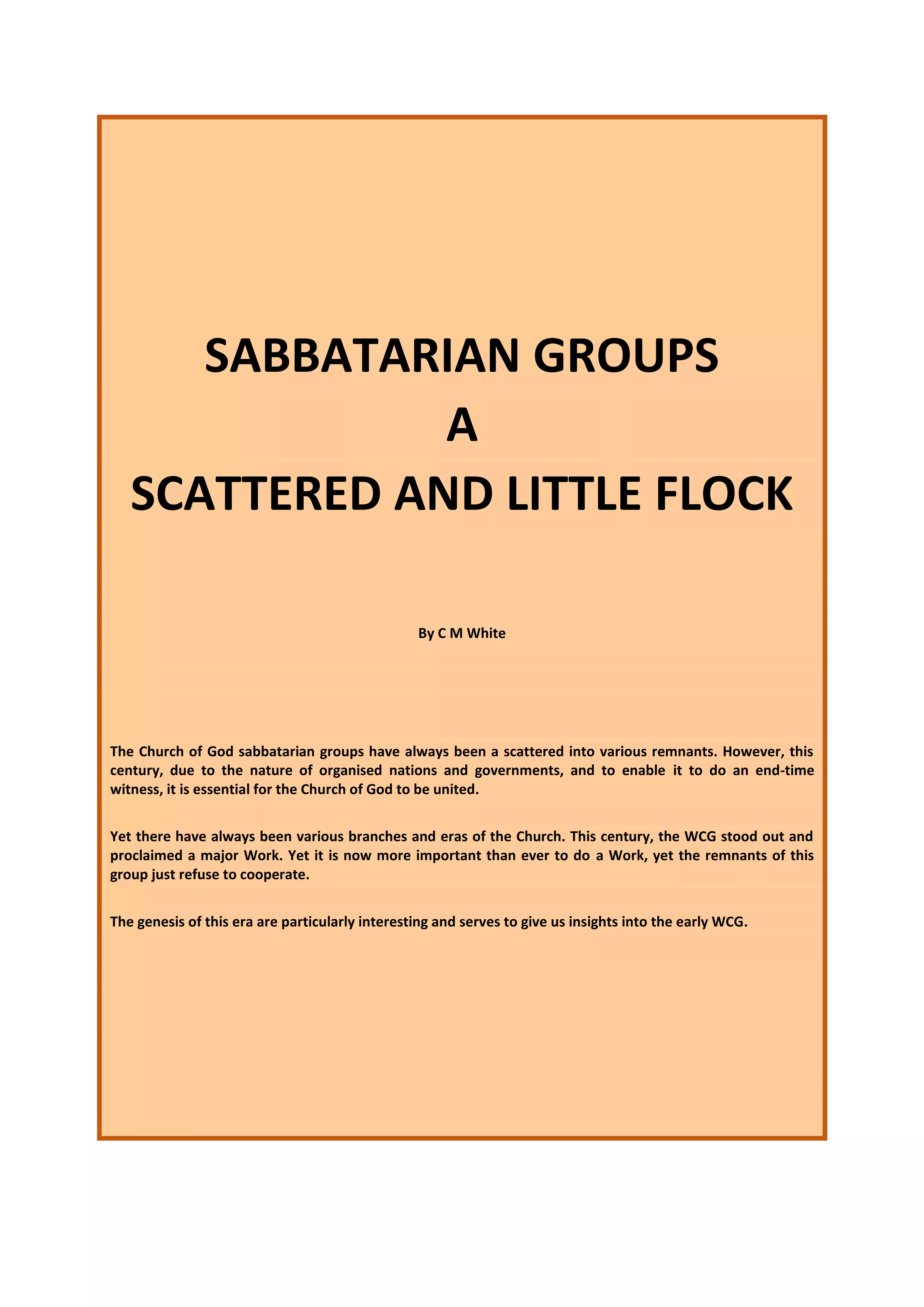 Scattered Flock